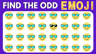 Find The Odd Emoji Out | Easy, Medium, Hard | Emoji Quiz | @quizzerbee14