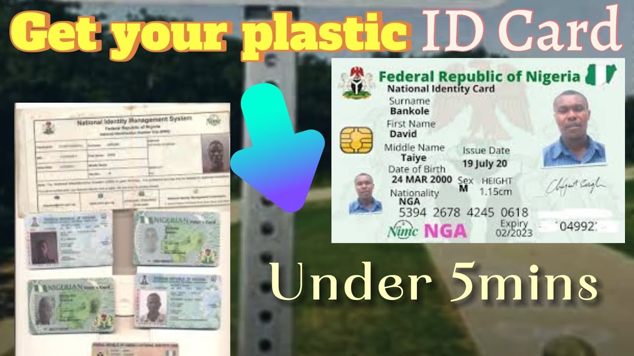 How To Obtain Your National ID Card Plastic In Nigeria YouTube How To Obtain Your National ID Card Plastic In Nigeria YouTube