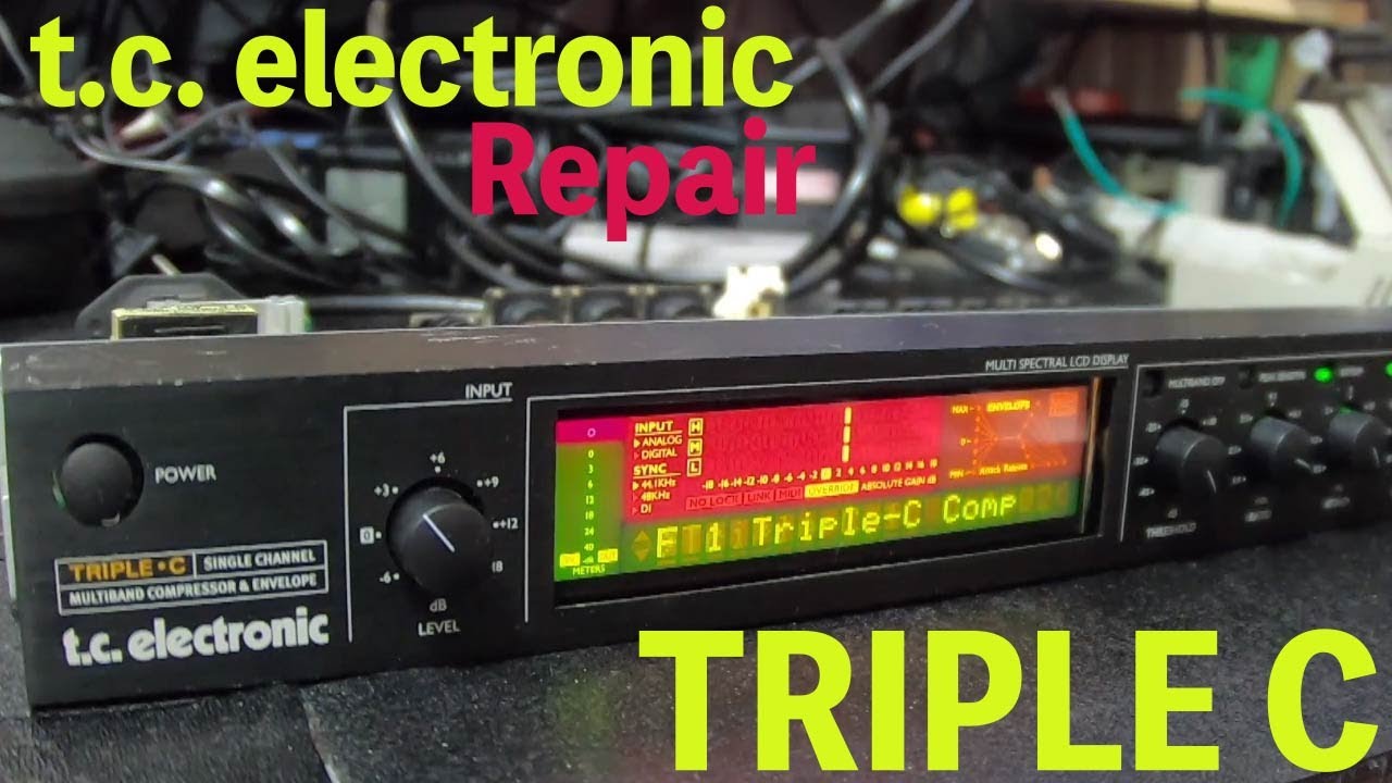repair t.c. electronic TRIPLE C(EZAS music /Compressor (Not boot guitar  effector