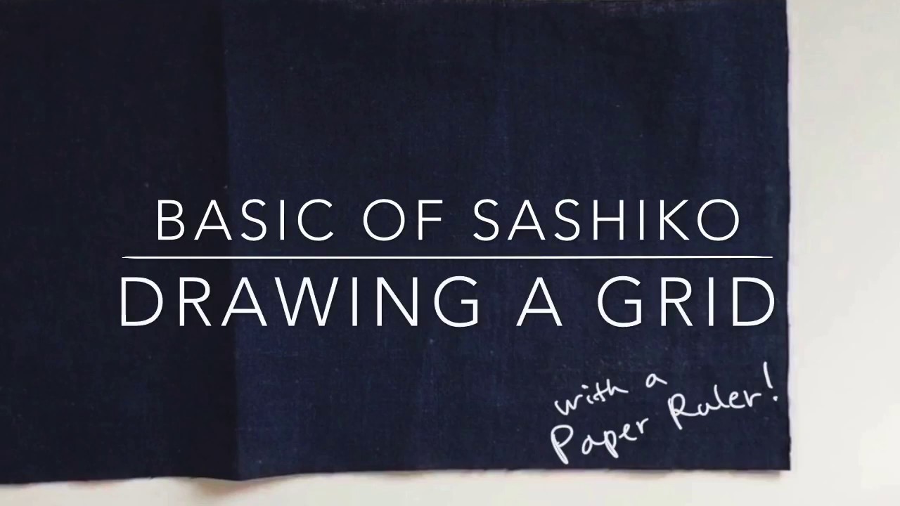 Which fabric marker should I use for drawing Sashiko patterns? Sashiko  basics series Part 4 