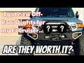 I upgraded my Offroad Lights on my Toyota FJ Cruiser - Budget Friendly