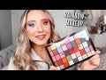 RAINBOW EYES MAKEUP TUTORIAL / REVOLUTION MONSTER MATTES !!!| Abi Forrester