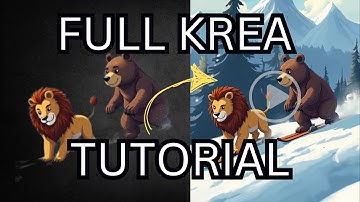 Krea AI Tutorial (FULL VIDEO) - NEW Real-Time AI Image & Video Generation