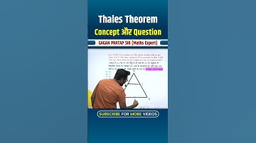 Thales Theorem concept and Question |Geometry by Gagan Pratap sir #shorts #ssc #cgl #chsl #mts #cpo