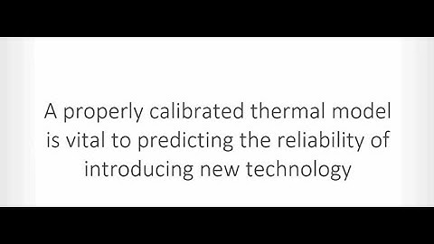 How to Automatically Calibrate a Detailed Thermal Model of an IC Package   Demonstration Video
