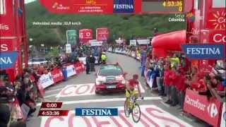 Contador vs Froome. Vuelta a España 2014. La Farrapona. 16 Etapa.