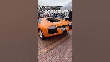 🔥Sound Up! Orange V12 Lamborghini 6Spd Gated Manual Supercar #cars #supercars #luxury #lambo #fast