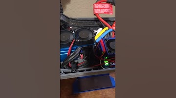 Got a cooling system for the Rustler. Getting there. #rc #rustler #traxxas