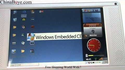 Mini 7inch Laptop LCD Windows CE 6.0 VIA VT8505 300MHz 2GB HD WIFI Netbook