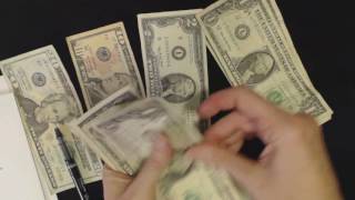 ASMR Soft Spoken ~ Bank Teller / Counting Money (No Talking @ End) screenshot 4