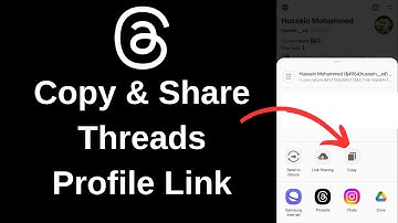 How to Copy & Share Threads Profile Link