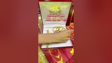 Bộ cưới 1 cây đầy đủ lễ rước em | Tiệm Vàng Kim Hạnh 2 Thủ Đức