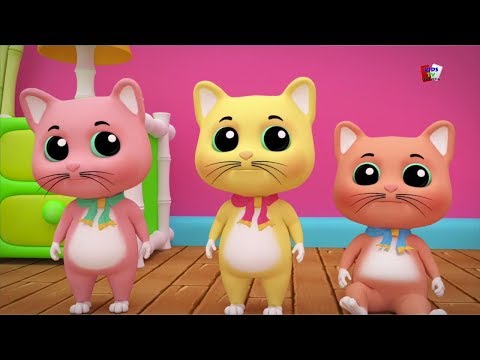 Tiga anak kucing kecil | lagu anak-anak | sajak di Indonesia | Kitten Song | Three Little Kitten