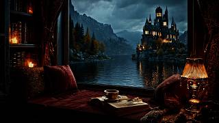 You're Lost in a Candlelit Castle Library | 3 Hours of Dark Academia Music