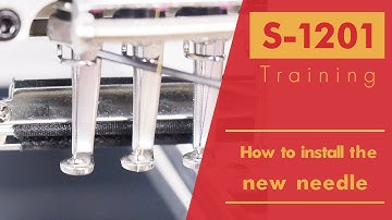 Smartstitch Embroidery Machine S1201 Get Started  How to Install the needle
