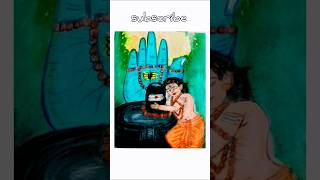 shiv ji drawing with oil pastel drawing  #shorts #shortsfeed #viralshort #shiv