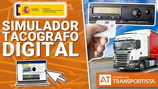 TACOGRAFO DIGITAL | Aprende a manejarlo al 100% con el simulador del Ministerio de Transporte screenshot 4