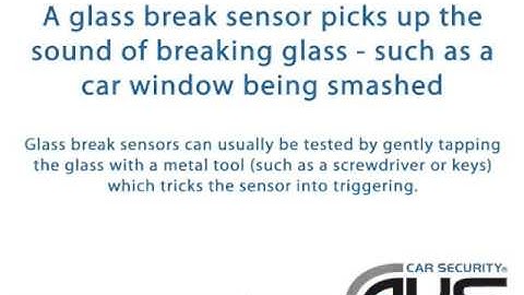 How the AVS glass break sensor works