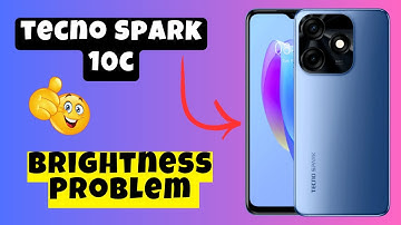 Brightness Problem Tecno Spark 10C || How to set Brightness Auto Increase Decrease