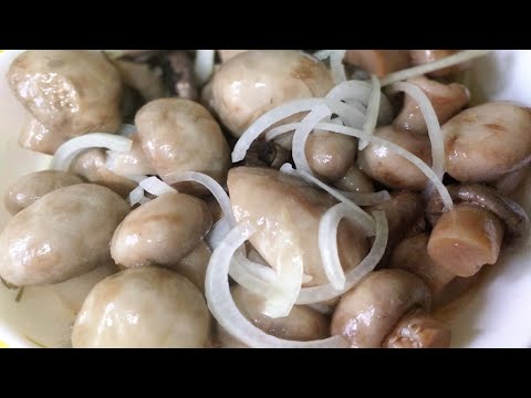 НАШЛА ДЛЯ СЕБЯ РЕЦЕПТ ВКУСНЕЙШИХ СОЛЕНЫХ ШАМПИНЬОНОВ