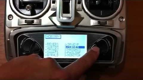 Set Shortcut in Walkera TX 2801 PRO