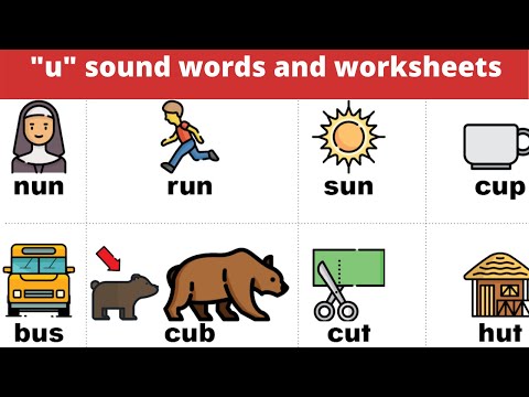 short vowel u sound words cvc words short vowel u sound words with pictures short u sound words youtube
