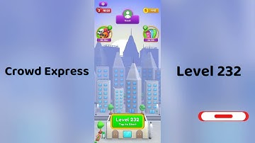 Crowd Express Level 232 Walkthrough 🚦 | Step-by-Step Solution | Go Answer