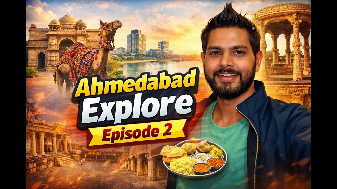 😍Ahmedabad Explore | Day-2 Gujarat Trip | Family + Baby vlog