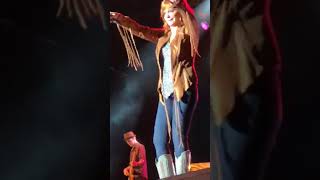 Part of a facebook live video i took while at the concert. reba was
awesome as always.