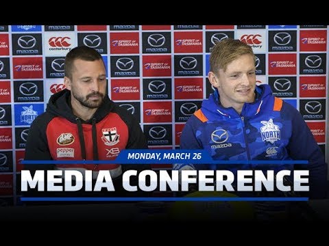 Jack Ziebell and Jarryn Geary Media Conference (March 26, 2018) football score