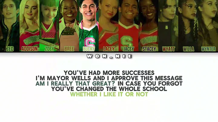 Exceptional Zed By ZOMBIES 3 Colour Coded Lyrics