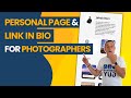 Free Personal Page & Link in BIO for Photographers