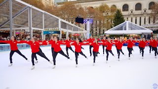 Synchronized Skating Team Haydenettes practice to 