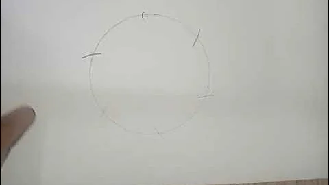 Drawing / Constructing an Equilateral Triangle inside a Circle