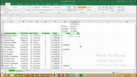 32. IF Logical Function Part 2 Excel 2013  Urdu Tutorials by Irfan Bakaly