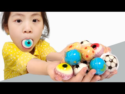 서은이의 눈알젤리 지구젤리 축구공젤리 우주젤리 신기한 젤리 이야기 <strong>Jelly</strong> of Space, Eyes, <strong>Soccer</strong>, and Earth