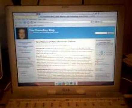 Ubuntu on an iBook