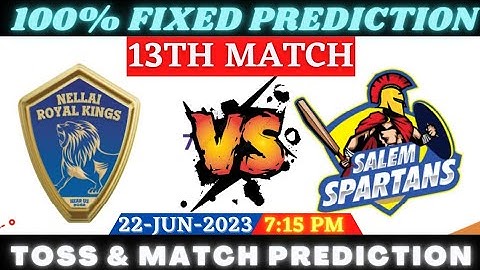 NRK vs SS Toss and Match Prediction | Today Toss Prediction | 13th Match Prediction | #Tnpl #Toss