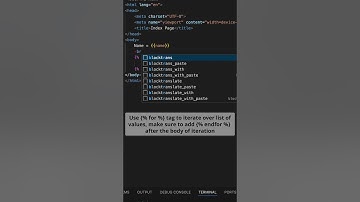6.Jinja Conditions & Loops in Django Templates in 1 Minute