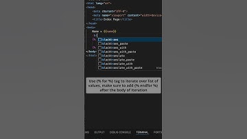 6.Jinja Conditions & Loops in Django Templates in 1 Minute