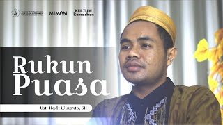 Rukun Puasa | Kultum Ramadhan