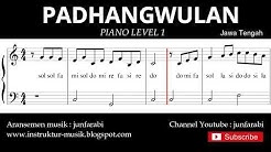 notasi balok padang wulan - piano level 1 - lagu daerah jawa tengah - do re mi fa sol  - Durasi: 1:55. 