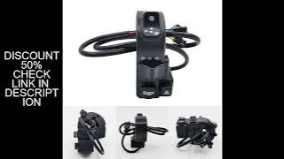 4-in-1 Electric Vehicle Multifunction Waterproof Combination Switch Universal Handlebar Horn 7/8 Inc