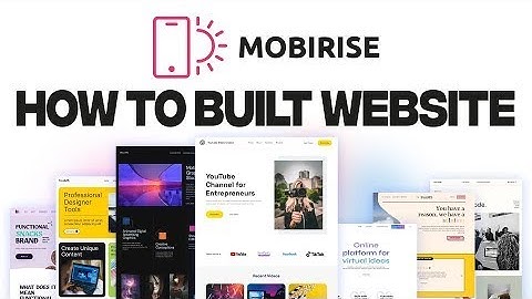 How to Build a Website With Mobirise 2024 Step by Step   Mobirise Website Tutorial