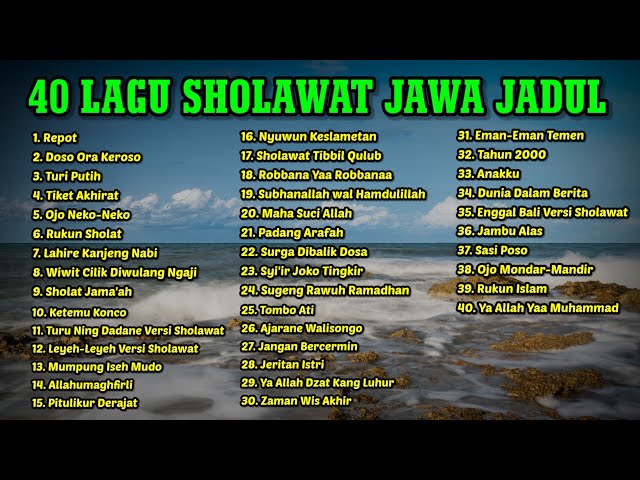 SPESIAL RAMADHAN DI HARI JUM'AT | FULL ALBUM SHOLAWAT JAWA JAMAN DULU TERBAIK 2024 🎵 class=