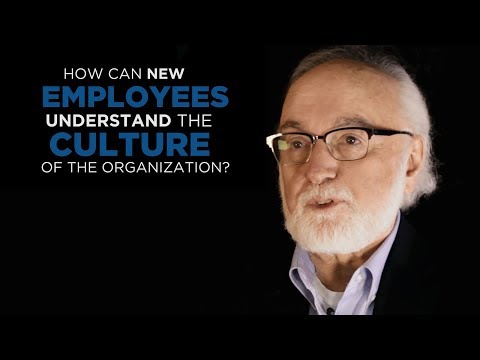 How can new employees understand the culture of the organization?