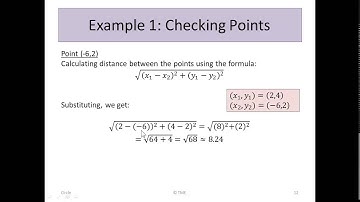 Circle - 3 -  Distance of Points from Centre