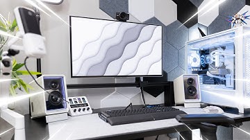 My Ultimate Compact Desk Setup 2025!