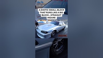 He sprayed a 600+ shot of nitrous to this exotic small block