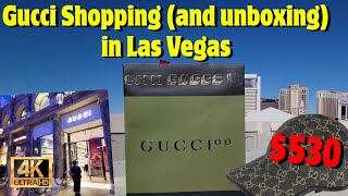 Gucci Shopping in Las Vegas and Unboxing